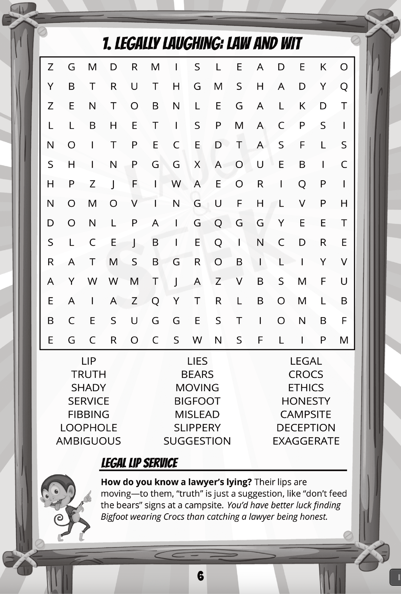 Unscreen Yourself! - Wholesale Puzzle - Adult - Laugh & Seek – Funny Word Search Puzzles & Puns3
