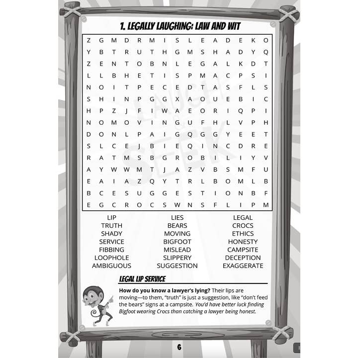 Unscreen Yourself! - Wholesale Puzzle - Adult - Laugh & Seek – Funny Word Search Puzzles & Puns3