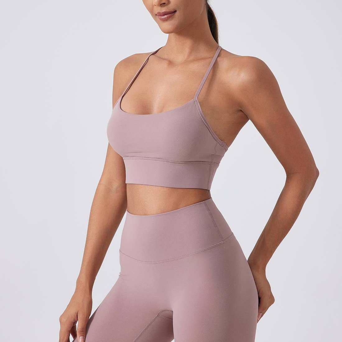 Sodalemon – Sutiã desportivo - Mulher por atacado – Top de Yoga Feminino com Bojo, Costas em Y e Tecido Elástico Respirável18