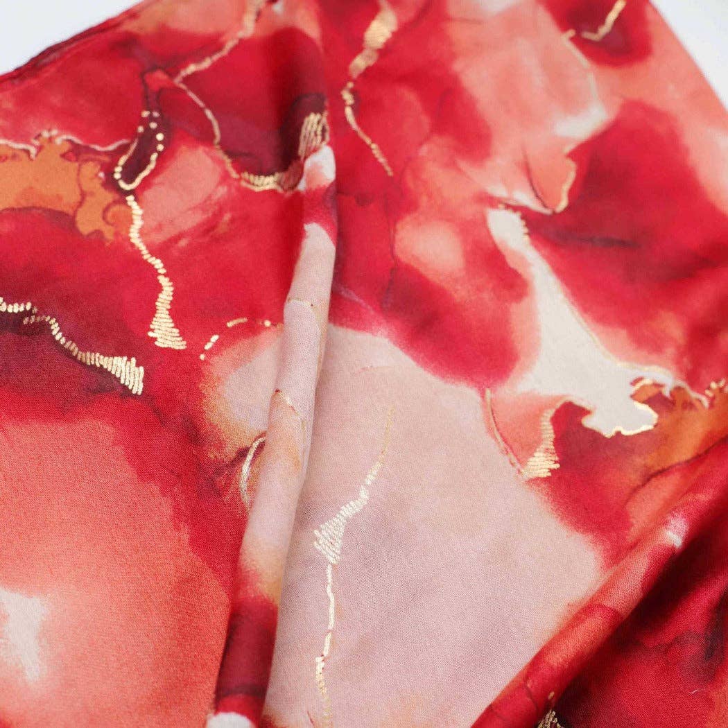 Funkyrel® Atzbranding Limited – Großhandel Schal – Damen – Scarvii - Schimmerdruck-Schal - Elegant & Trendy9