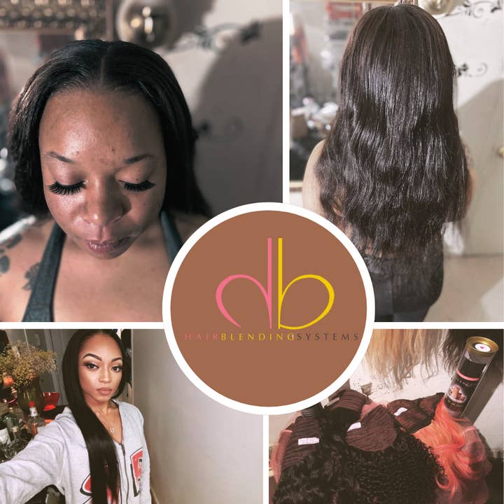 Le Sectional Hair Blender™ / Tissage à coudre pré-assemblé / Tissage capillaire pour la vente par Hair Blending Systems