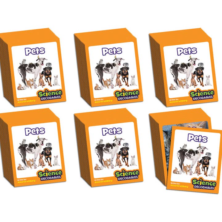 Decodificables de ciencia Fase 2 No ficción - Pack de 6 para venta al por mayor de Junior Learning Inc.