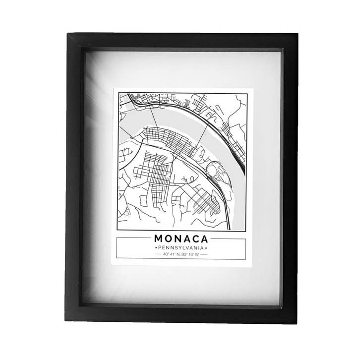 Gatukarta Inramad Tryck för wholesale av HOMETOWN APPAREL CO.