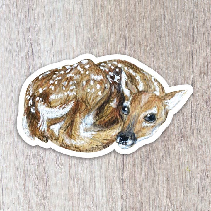 Fawn Sticker for wholesale by Brush & Bark