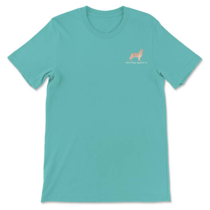 SPECIALUTGÅVA: Golden Retriever Tee - Kortärmad för wholesale av White Flags Apparel Co