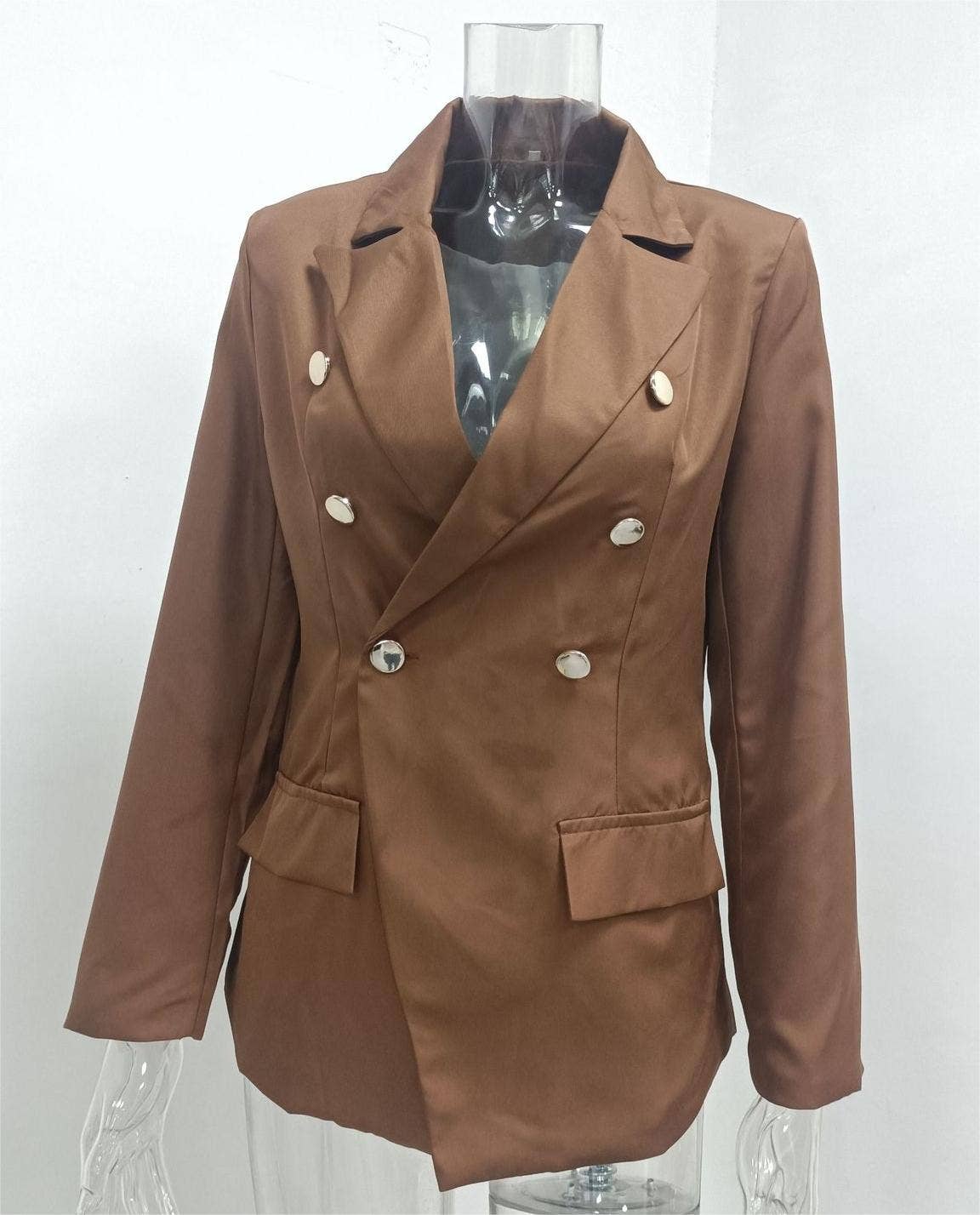 HIDDENBRAND - Wholesale Blazer - Women's - Women's suit jacket top blazer3