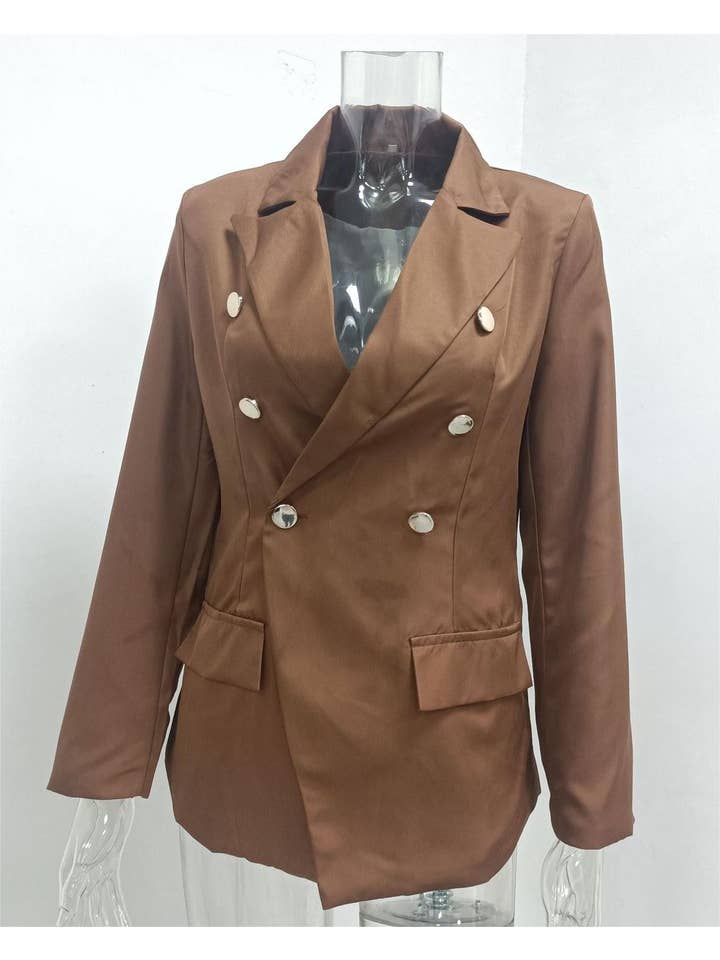 HIDDENBRAND - Wholesale Blazer - Women's - Women's suit jacket top blazer3