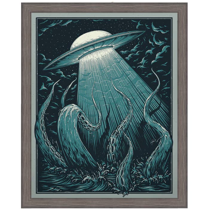 Half Hazard Press - Wholesale Art Print - UFO vs. USO0