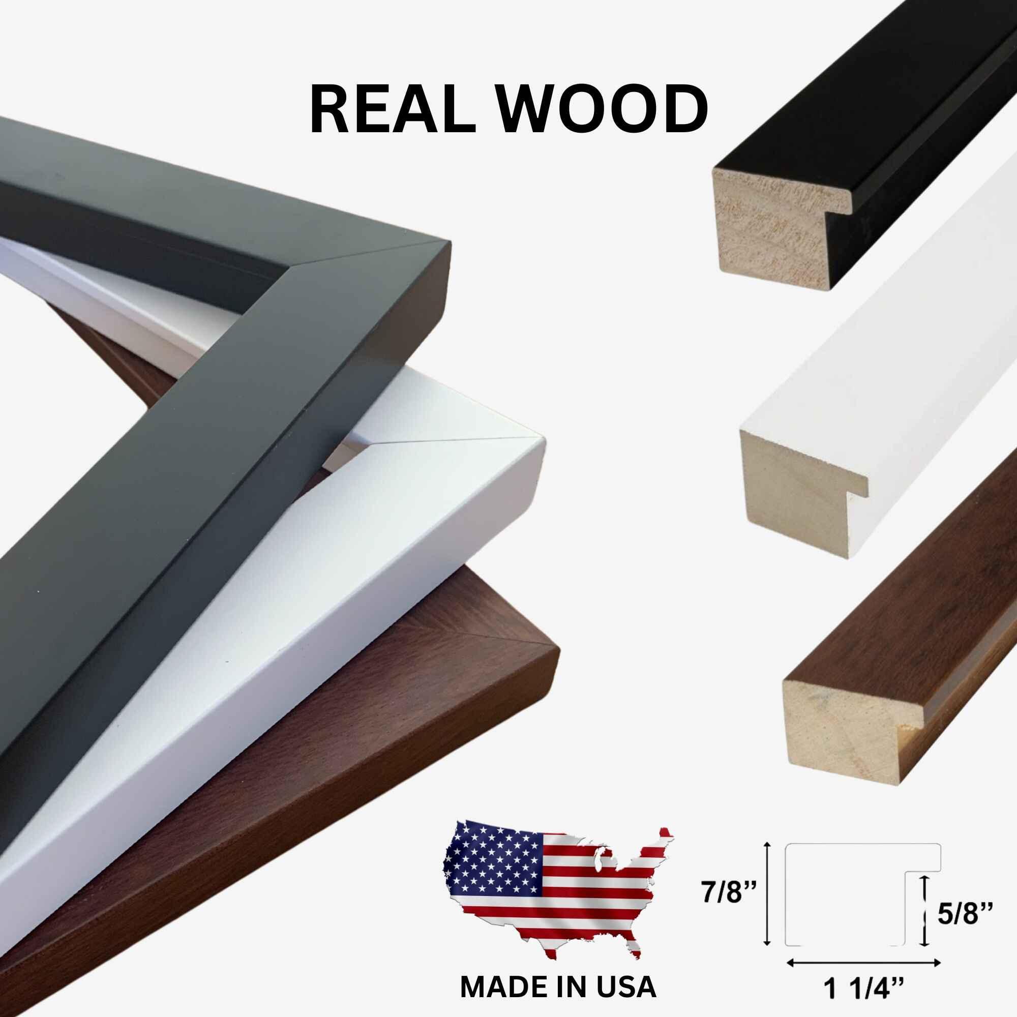 Modern Memory Design Picture Frames – Moldura por atacado – Moldura Moderna Preta 12x36 | Moldura para Poster e Arte de Parede Galeria13