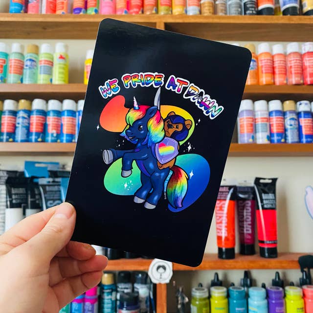 Afdrukken - We Pride At Dawn voor wholesale door D. Kerper Arts