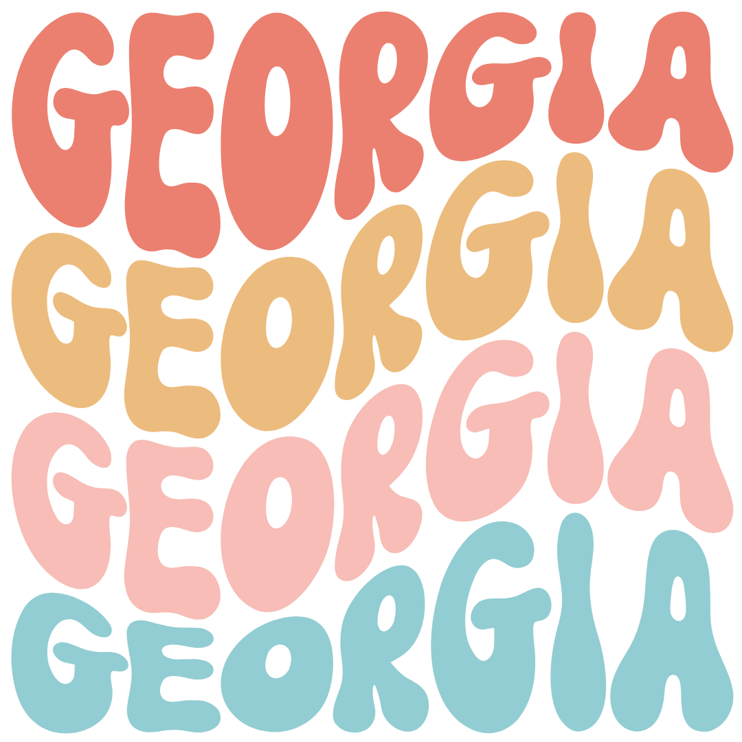 Daisy Mae Designs - Vente Aimants - Tous les 50 États Aimant Fort Acrylique Police Rétro – 2"x2"9