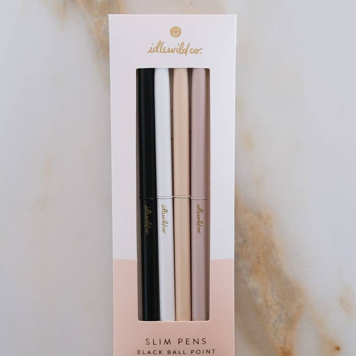 Idlewild Co. - Wholesale Pen - Slim Pen, Set of Four | Matte Neutrals0