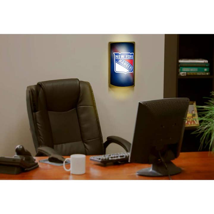 Party Animal, Inc. - Wholesale Sign - New York Rangers MotiGlow Light Up Sign2