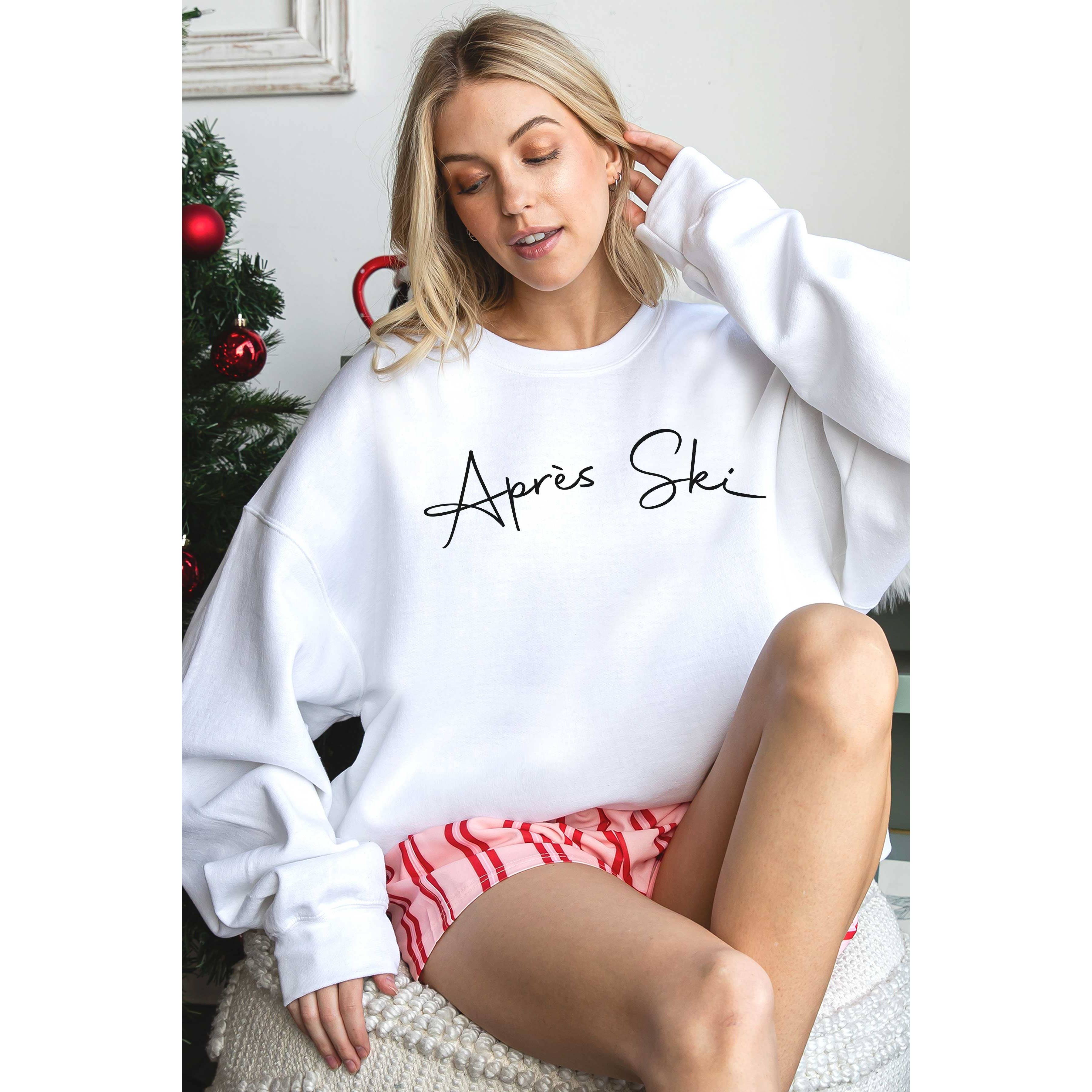 BLUME & CO. - Wholesale Graphic Sweatshirt - Women's - APRES SKI Oversized Graphic Sweatshirt0