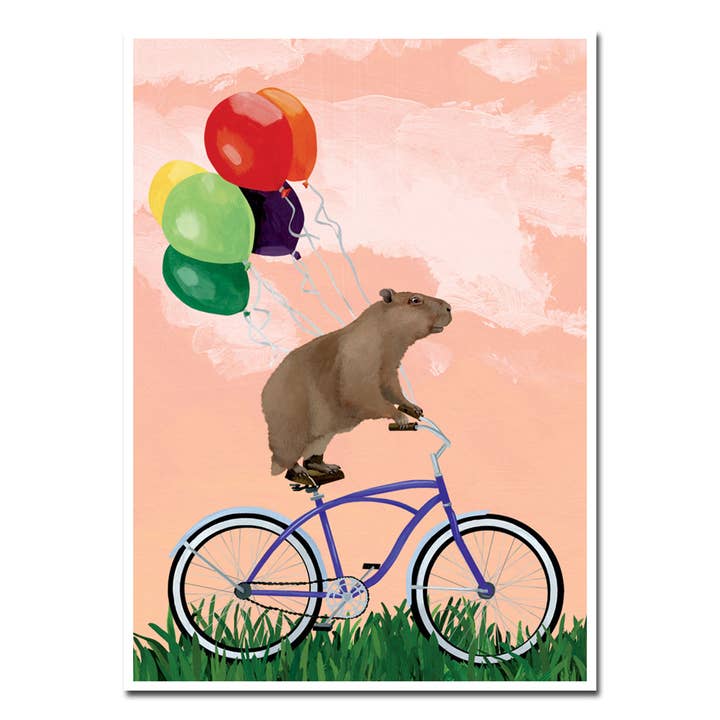 Allport Editions - Wholesale Birthday Card - Capybara Birthday Card