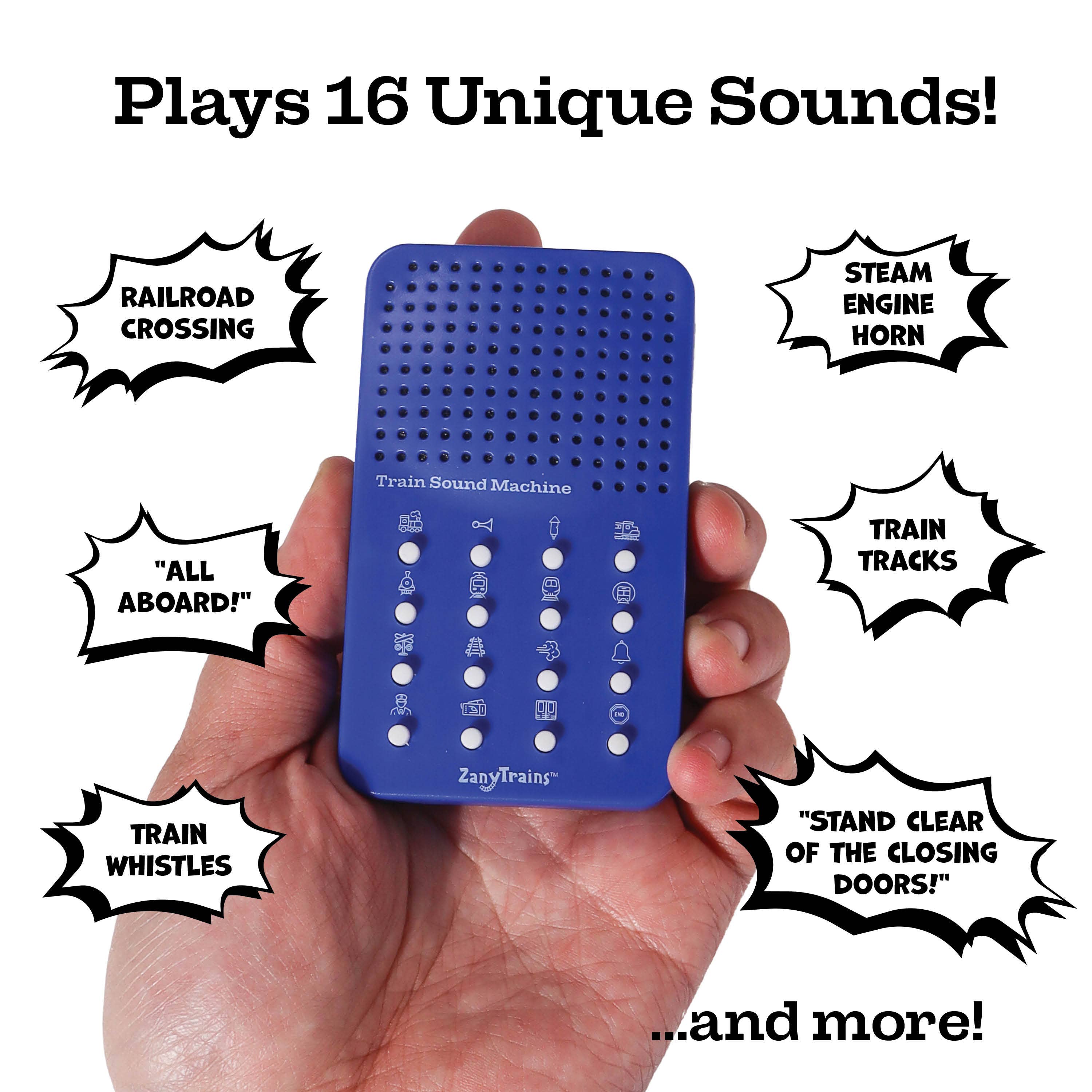 Twinkle Toys LLC - Wholesale Electronic Toy - Kids & Baby - Train Sound Machine - Electronic Noisemaker with 16 Sounds1