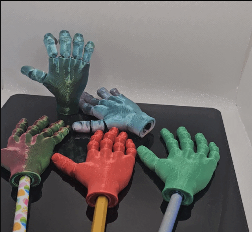 Pretzel Prints – Topper de lápis - Crianças por atacado – Topper para lápis de mão Flexi, Regresso às Aulas, Acessórios de escritório6