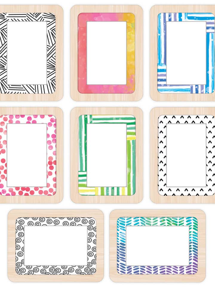 Creatively Inspired Frame Tags Cutouts for wholesale by Carson Dellosa Education