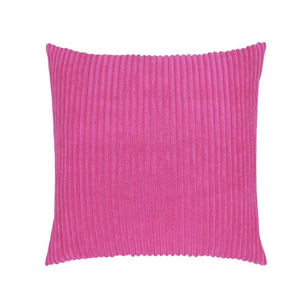 By Javy - Wholesale Throw pillow cover - Cushion Cover Soft Rib - Bright Pink