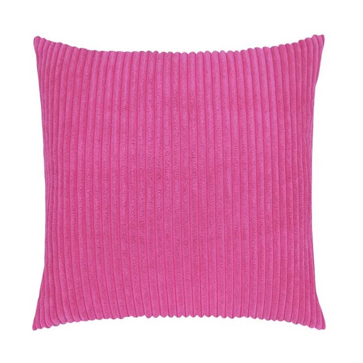 By Javy - Wholesale Throw pillow cover - Cushion Cover Soft Rib - Bright Pink0