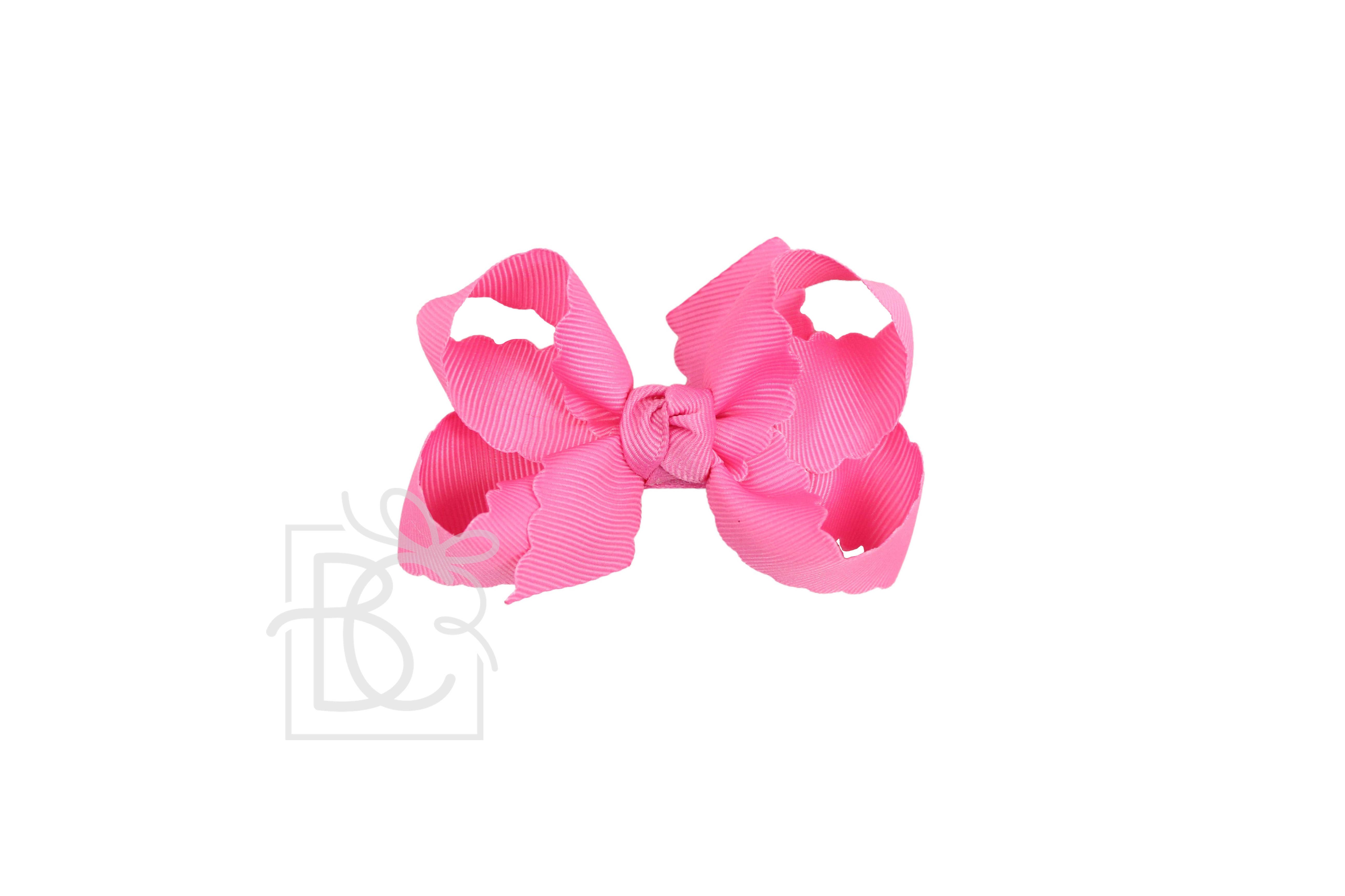 Beyond Creations, LLC – wholesale Hair bow – Kids – SCALLOPED EDGE BOW15
