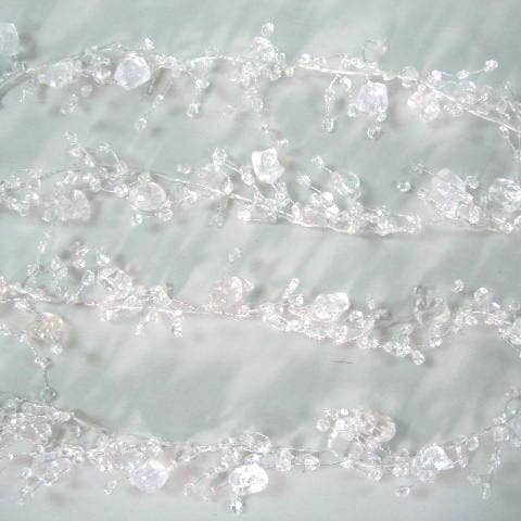 Decor N Beyond – Arco de bandeirinhas por atacado – Guirlanda de gelo acrílico de 6 '3