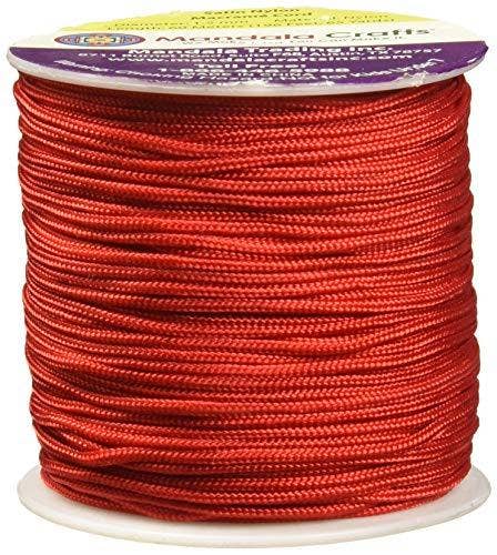 Mandala Crafts – wholesale Craft supplies – Mandala Crafts Nylon Satin Cord, Rattail Trim Thread for Chinese Knotting, Kumihimo, Beading, Macramé, Jewelry Making, Sewing29