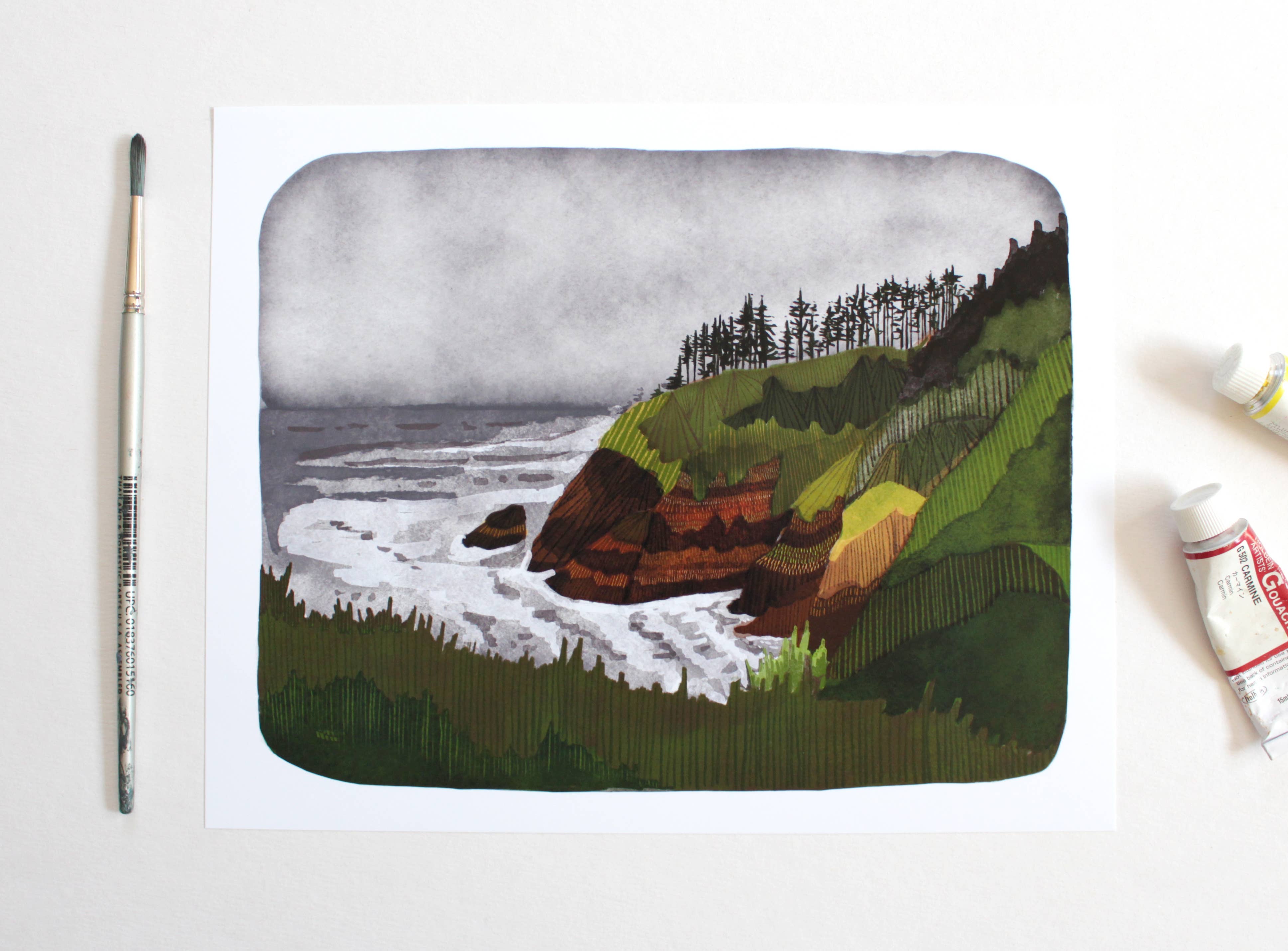 michele maule - Vendita all'ingrosso Stampa artistica - Stampa Cape Delappointment 8x10"1