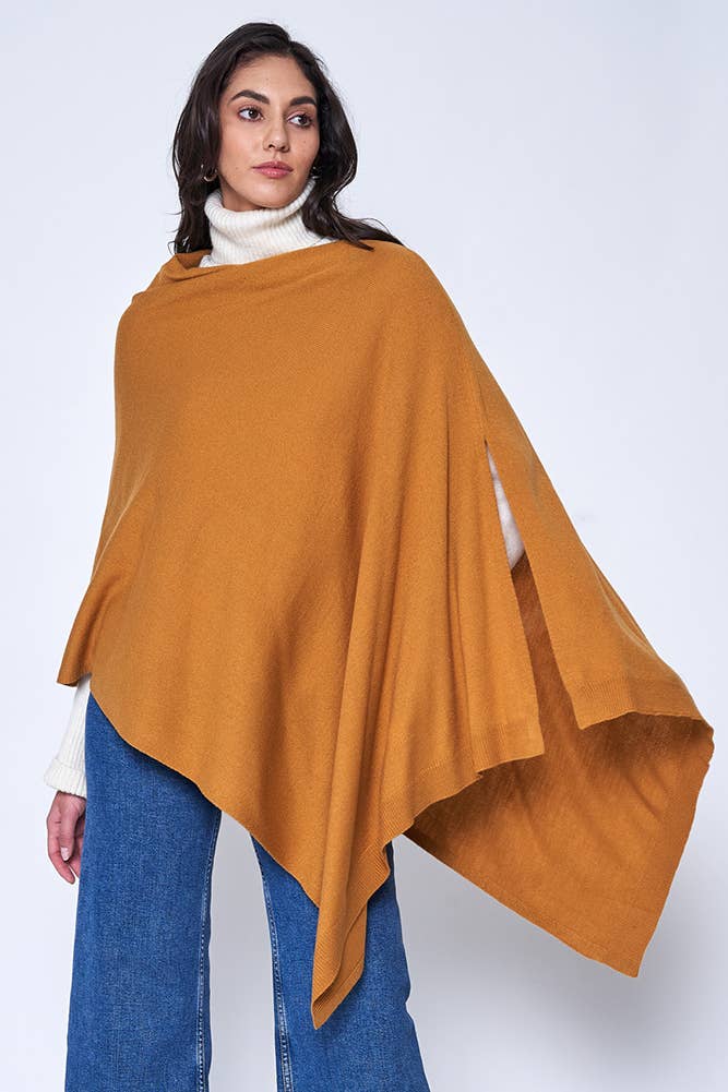 Hana - Wholesale Poncho - Women's - Solid Scarf Poncho23