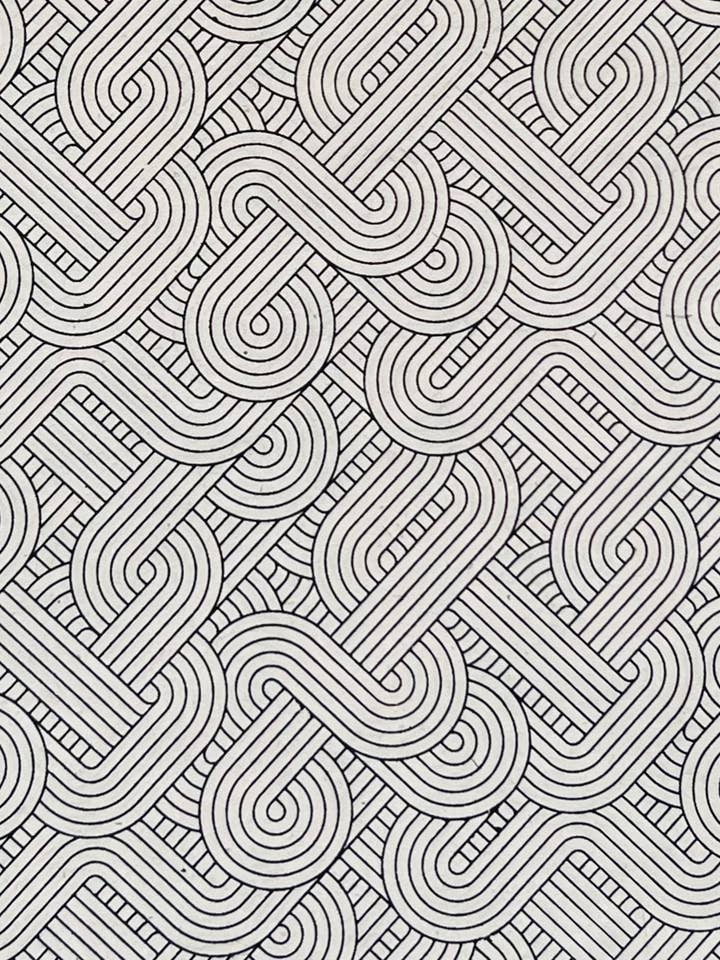 Geometrisch, schwarz auf cremefarben für den Großhandel von Giftsland