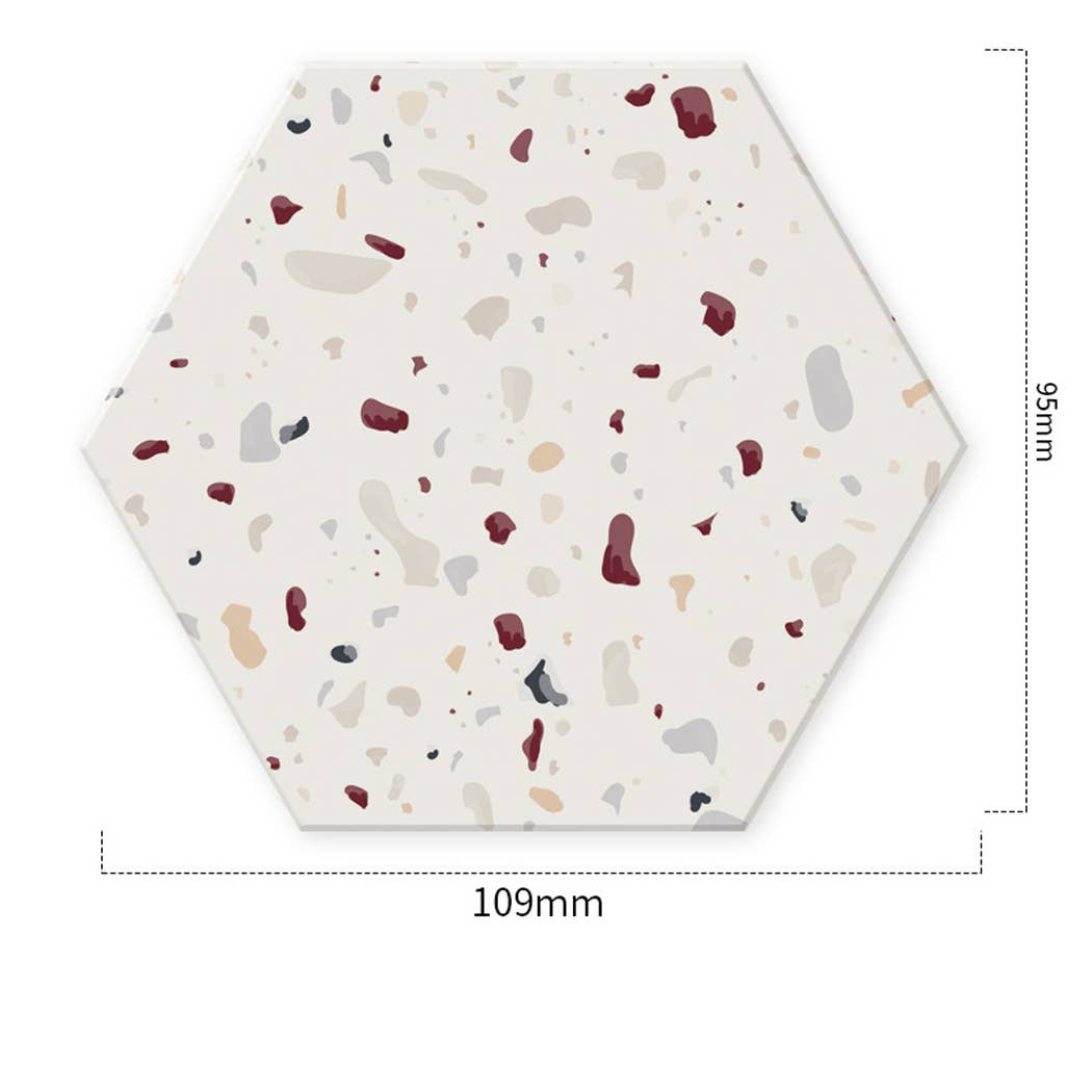 Ailly's garden – wholesale Coasters – Hexagon Diatomite Coaster Fast Absorption Non Slip0