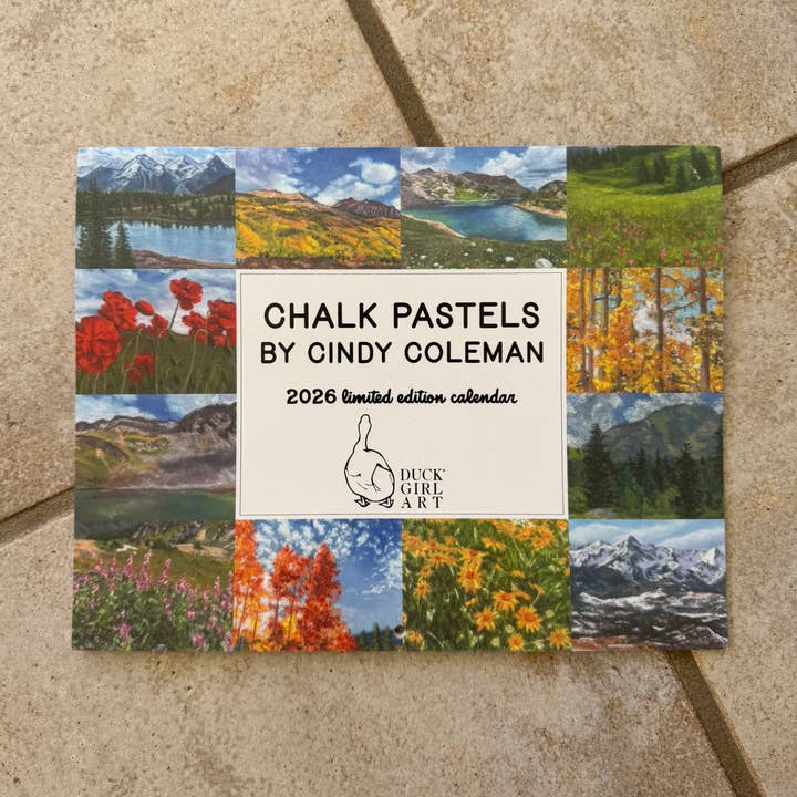 2026 Colorado Landscape Paintings Wall Art Calendar for wholesale by Duck Girl Art