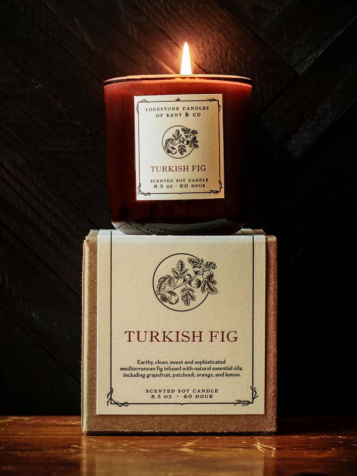Turkish Fig | Luxury Soy Candle for wholesale by Lodestone Candles | Luxury Soy Candles