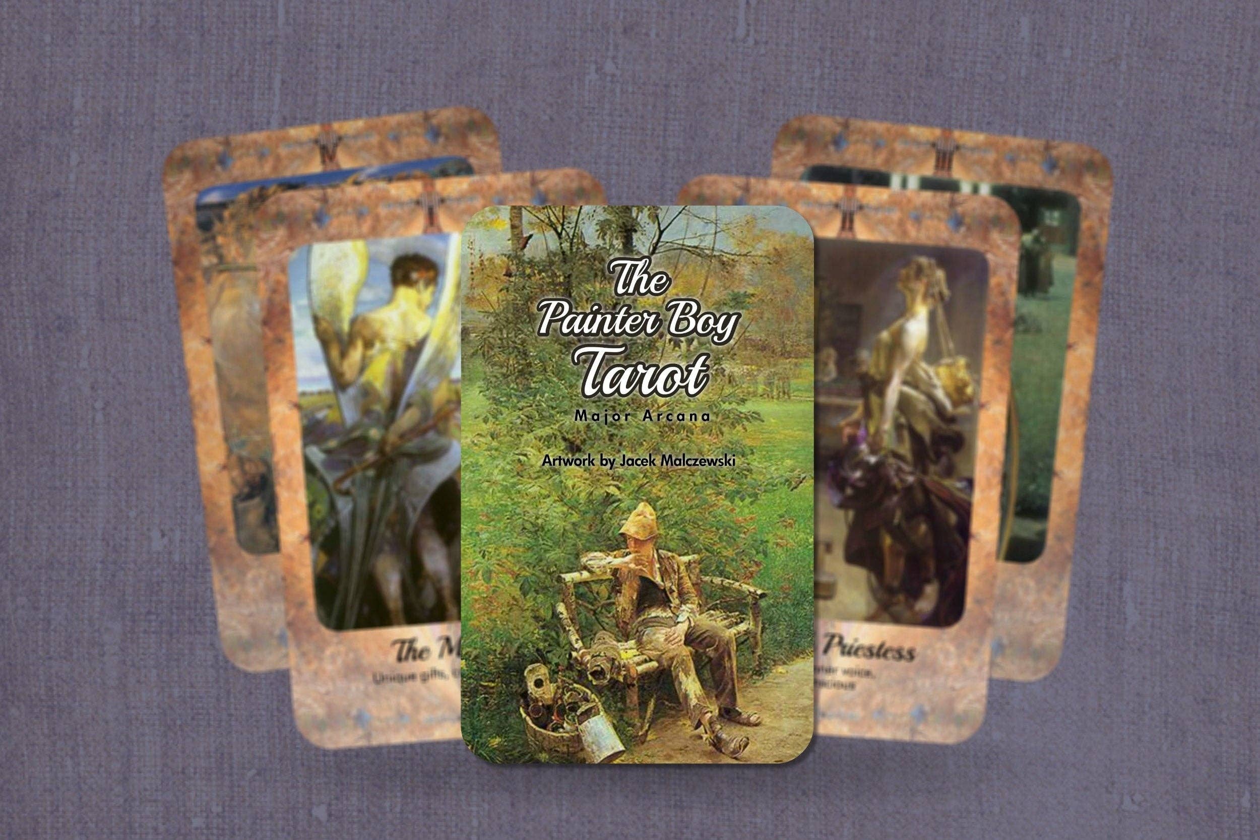 IBIZA TAROT - Wholesale Tarot Cards - The Painter Boy Tarot - Major Arcana5