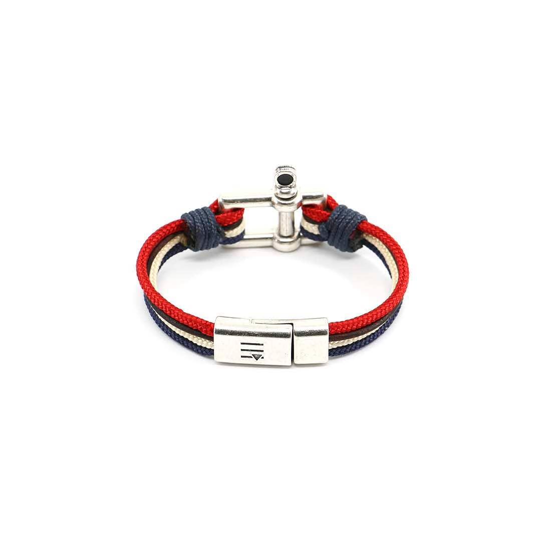 Être - Bracelets & Accessories - Wholesale Jewelry - Men's - Men's Bracelet | Le Rectangle - Rouge&Bleu1