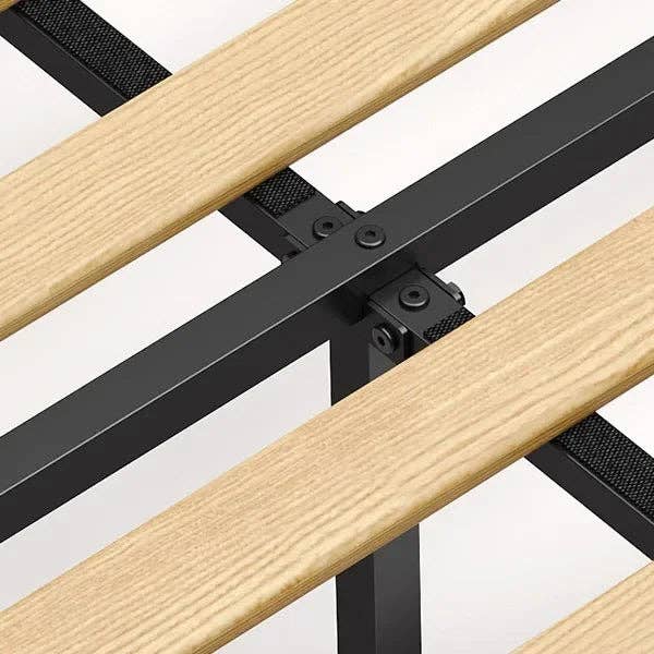 American Smart - Wholesale Bed - Bed Frame with Storage Headboard & 2 Drawers,Upholstered Platform Bed with Charging Station & LED Light,Heavy Duty Frame Support13