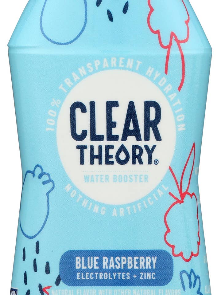 Clear Theory Blue Raspberry Liquid Water Enhancer 12 count for wholesale by Clear Theory