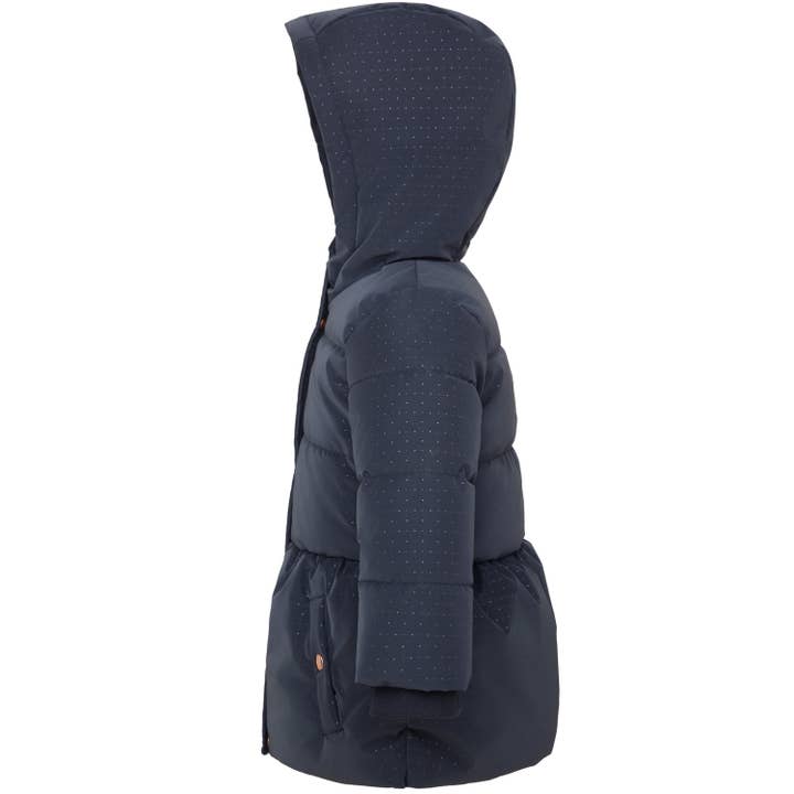 Rokka & Rolla - Wholesale Puffer Jacket - Kids - Toddler Girls' Starlight Winter Coat Mini Fur Jacket3