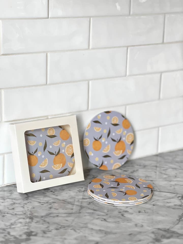 Yuzu-Untersetzer für den Großhandel von k.Patricia Designs