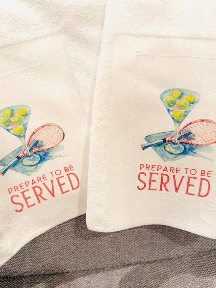 Serviette de tennis prête à être servie pour la vente par AshleyGDesigns