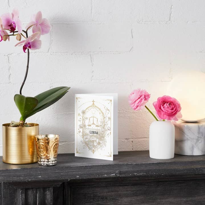 House of Osiris - Wholesale Birthday Card - Libra (September 23 – October 22) Zodiac Astrology Birthday Card | Blank Inside Customized Birthday Wishes4