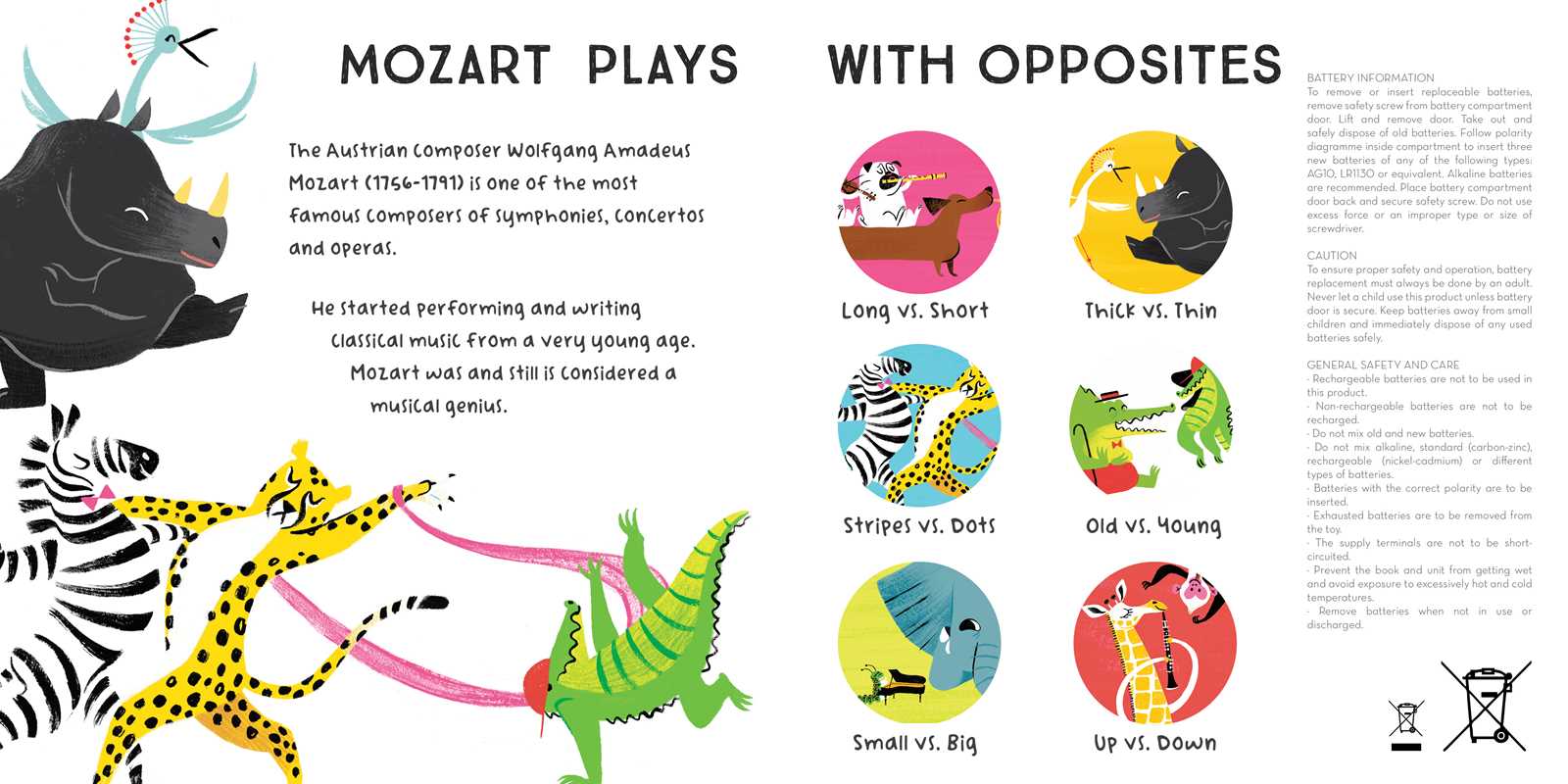 Simon & Schuster - Wholesale Baby & Toddler Book (0-2) - Baby Mozart: A Classical Music Sound Book (With 6 Magical Melodies) by Little Genius Books3