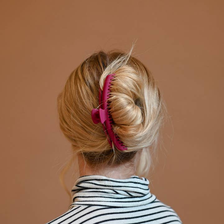 Share Studio - Venta al por mayor Horquilla para el pelo - Mujer - Pinza Mega Hold en forma de garra, color fucsia1