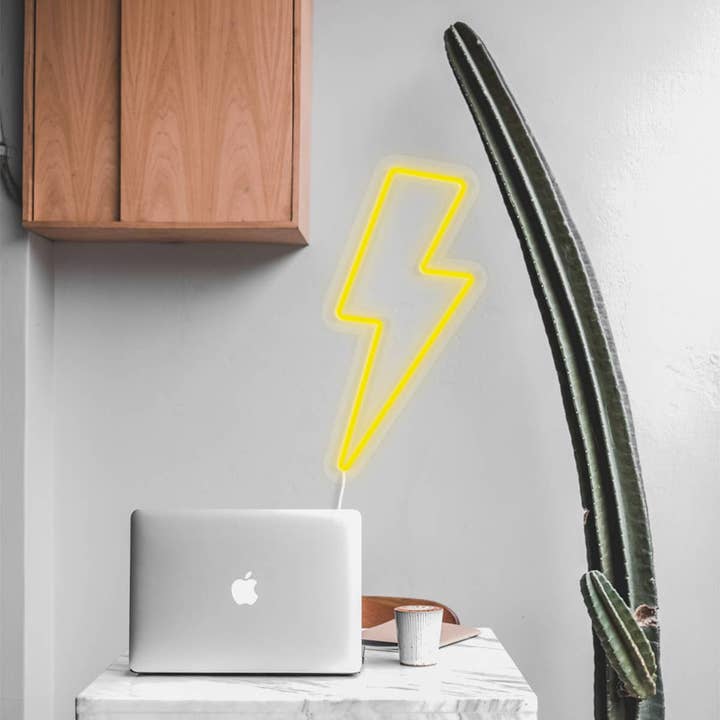 Rayo de Neón - Luces LED Amarillas Arte de Pared para venta al por mayor de L10 Brand EU