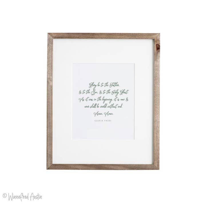 Winnefred Austin - Wholesale Art Print - Art Print | Gloria Patri1