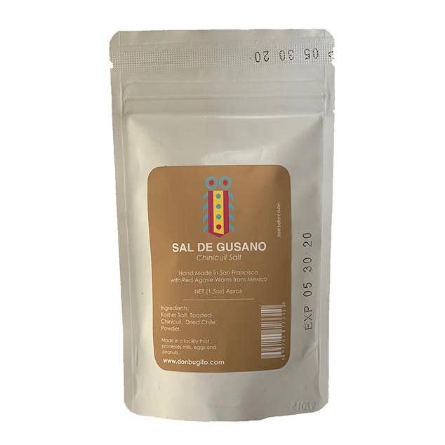 Sal De Gusano / Chinicuil Salt / Mezcal Salt for wholesale by Don Bugito Prehispanic Snackeria