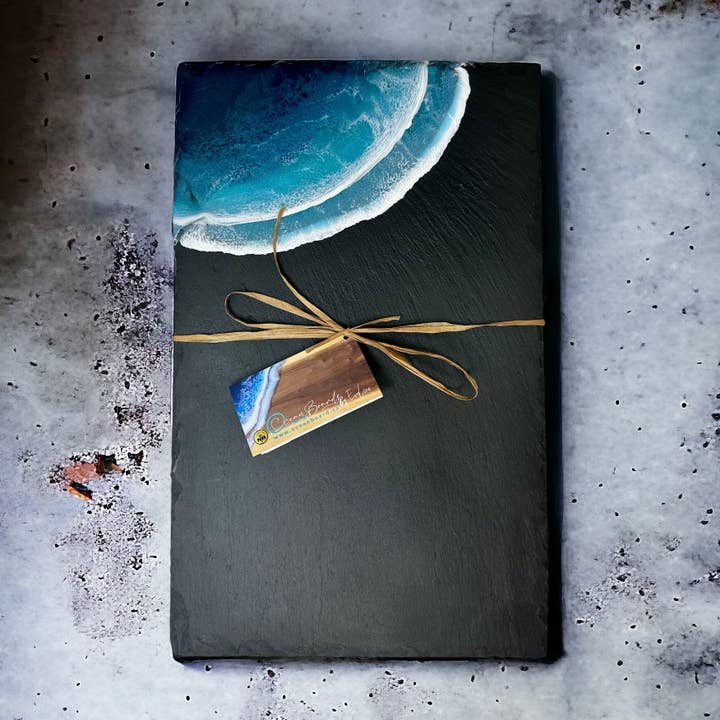 Rektangulär skifferhavsbräda (ostfat) för wholesale av Ocean Boards By Eveline