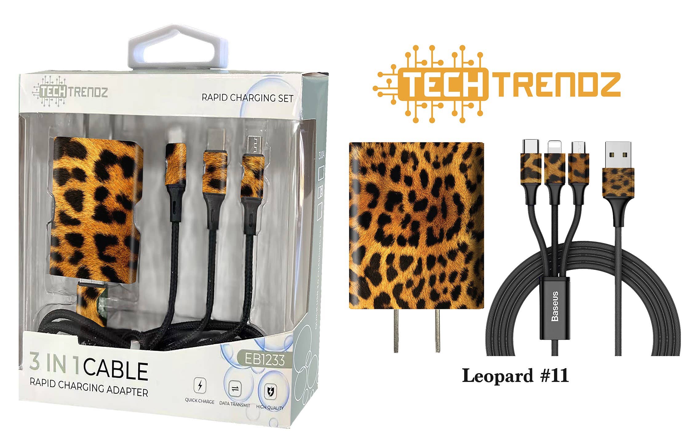 Tech Trendz – wholesale Charging cable – Quick Charging All In One Set5