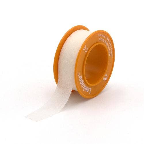 Beautyexpert-shop – wholesale Fake lash applicator – Leukopor® - fixing tape, micropore adhesive tape 1.25 cm x 5 m (white)0