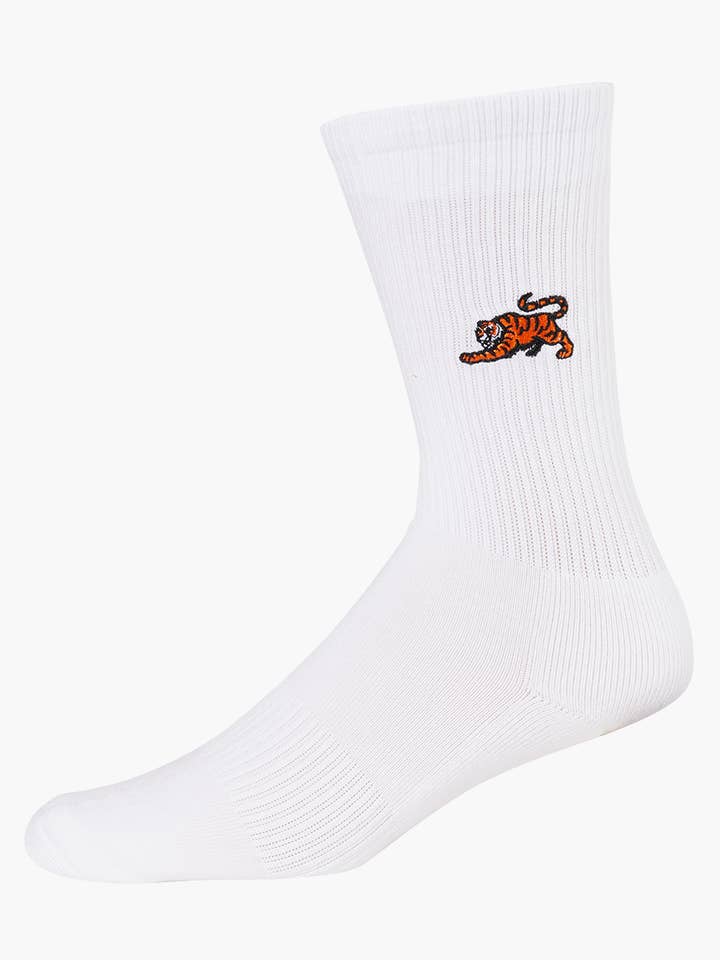 MENS TIJGER DIERENTUIN BESCHERMING SOK voor wholesale door Bamboozld